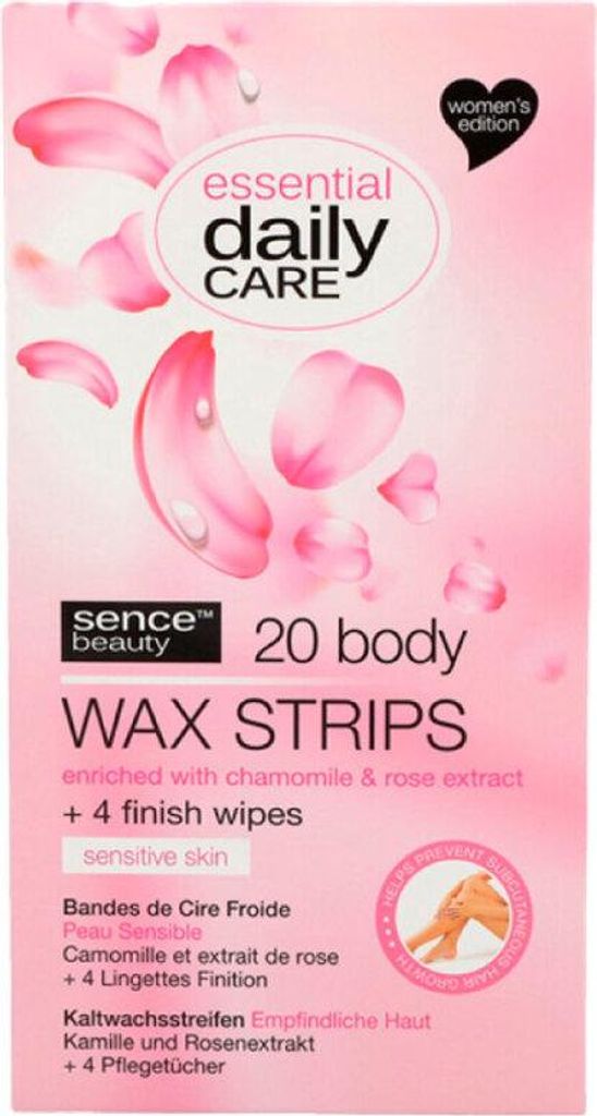 Sence Beauty Depil Sence Bandas Corporal Piel Sensible