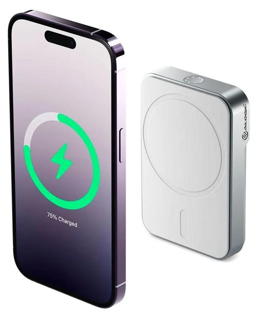Alogic Matrix Universal Magnetic MagSafe Powerbank 5000mAh White
