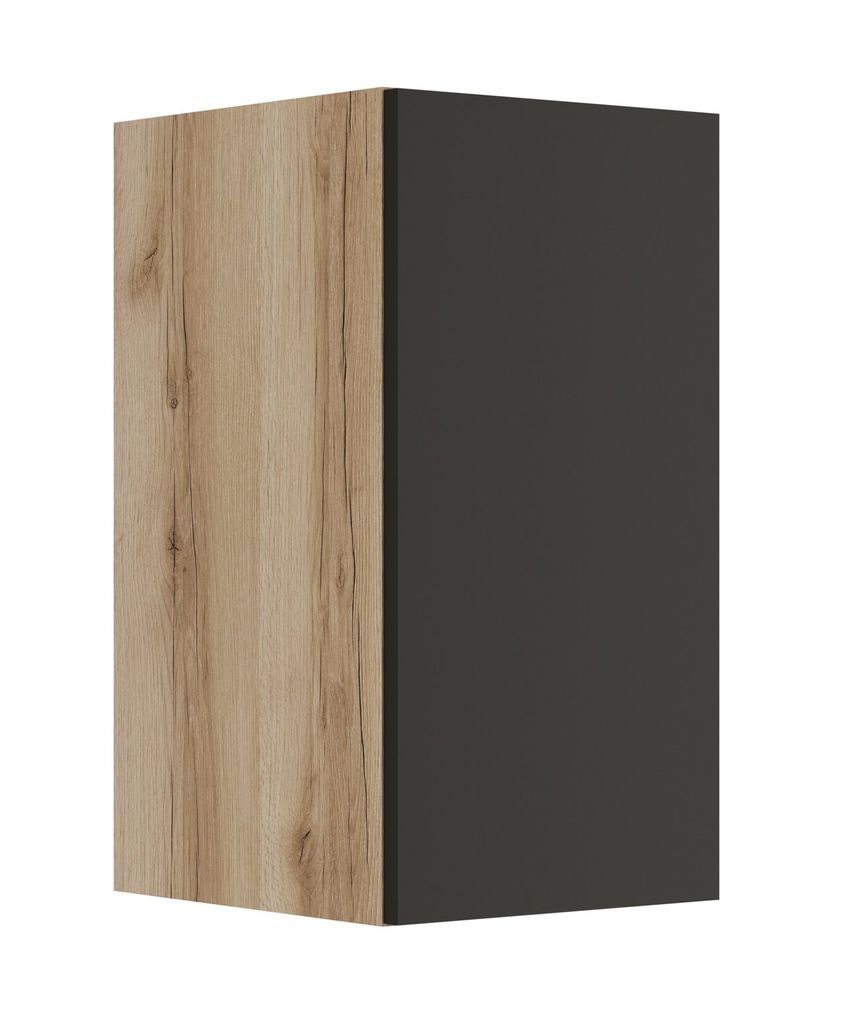 Küchen Hängeschrank Noah O306-0+ in anthrazit 30 cm breit Produktbild 