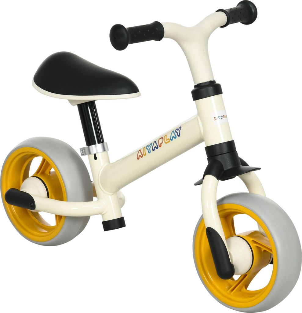AIYAPLAY Laufrad für Babys, verstellbarer Sattel, EVA-Räder, Spielzeug für Kinder von 18–48 Monaten, bis 25 kg, für Jungen und Mädchen, Orange