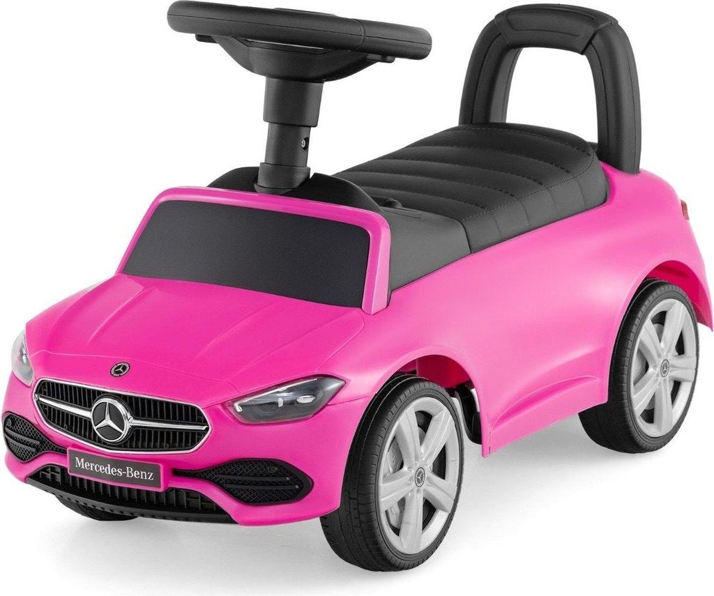 Mercedes-Benz Aufsitz-Spielzeugauto mit Lenkrad und Stauraum
