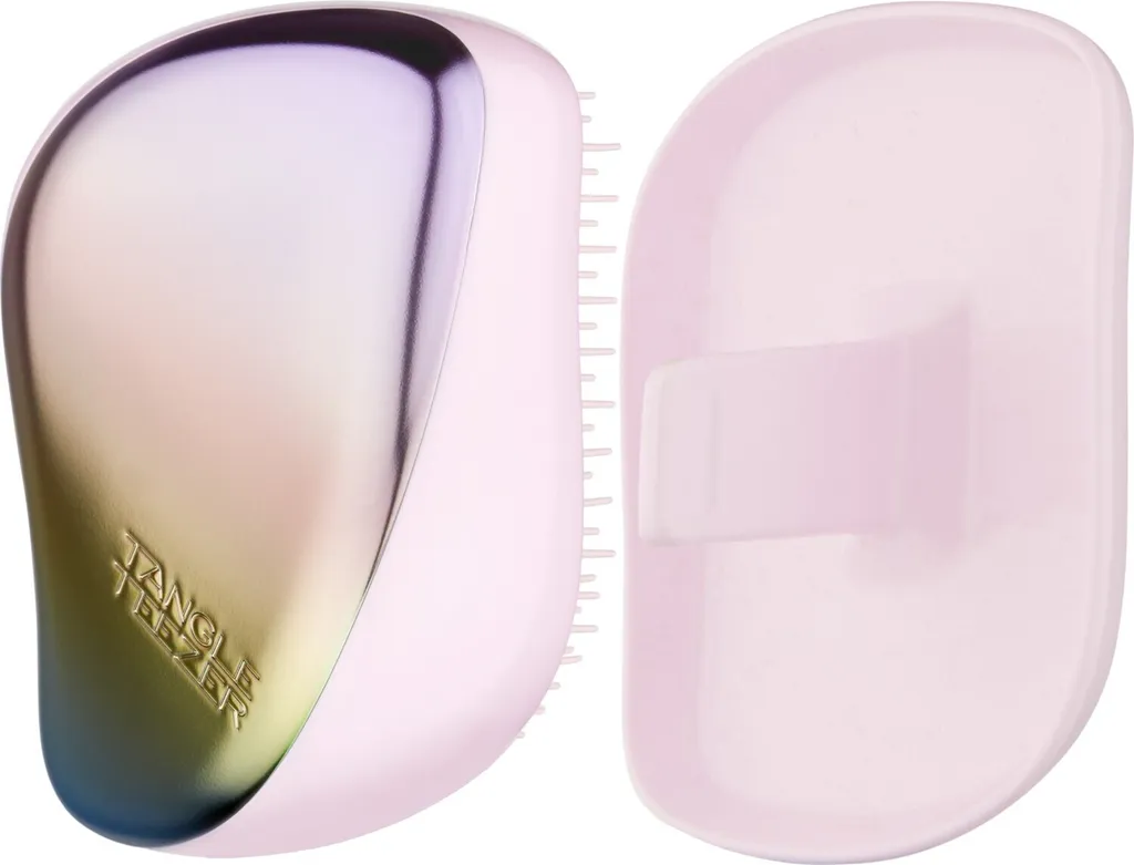 Spazzola Tangle Teezer Originale Compact Styler Cromo Opaco Perlato - 10