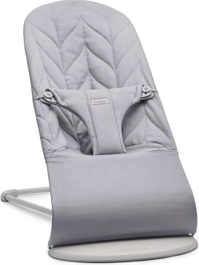 BabyBjorn Bliss Transat à Bascule Gris Clair - Hamac Ergonomique Bébé