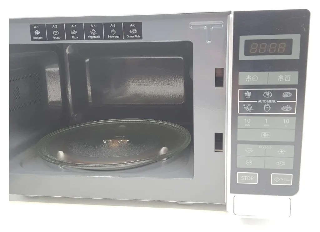Micro-ondes Sharp 20L 800W Argent - Modèle Électronique Performance - 12