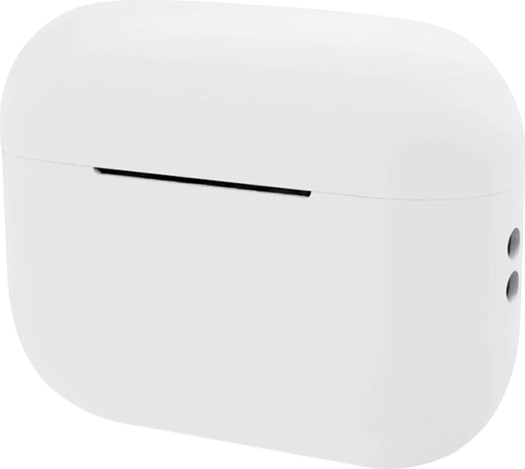 Hörer-Schutzhülle Stoßdicht Anti-Fall-Fall weiches Silikon Vollfarben Wireless Sportbud verschüttete Protektor für AirPods Pro2-Weiss