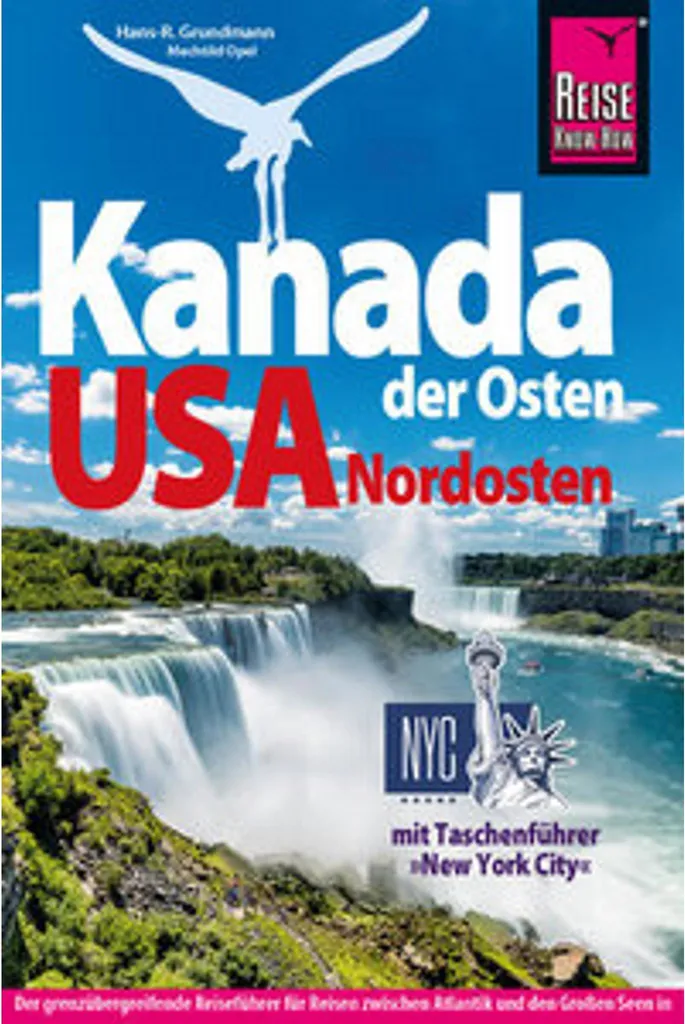 Guide de voyage Canada Est et USA Nord-Est avec cartes et itinéraires 2024