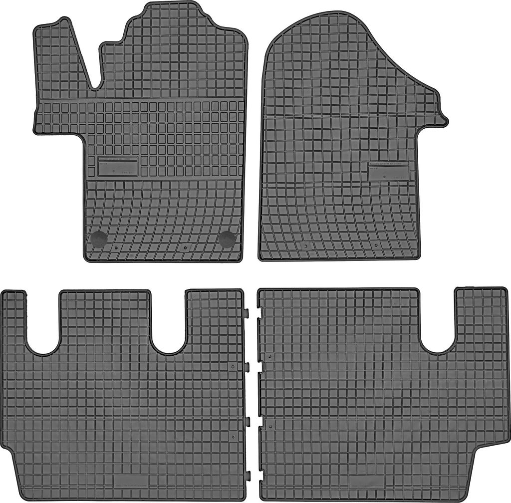 FROGUM ET410312 Fußmatten - Mercedes Vito III (5-Sitzer) 2014- Fuß MS Fahrer - INSTALLIERT