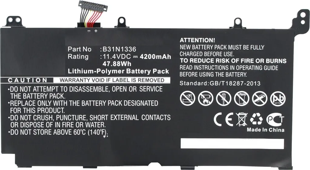 Batterie ASUS R553LN pour Résoudre les Problèmes de Charge Coupée