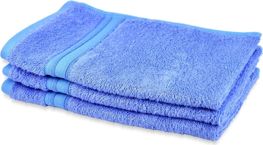 Bambus-Handtuch 30x50 cm blau