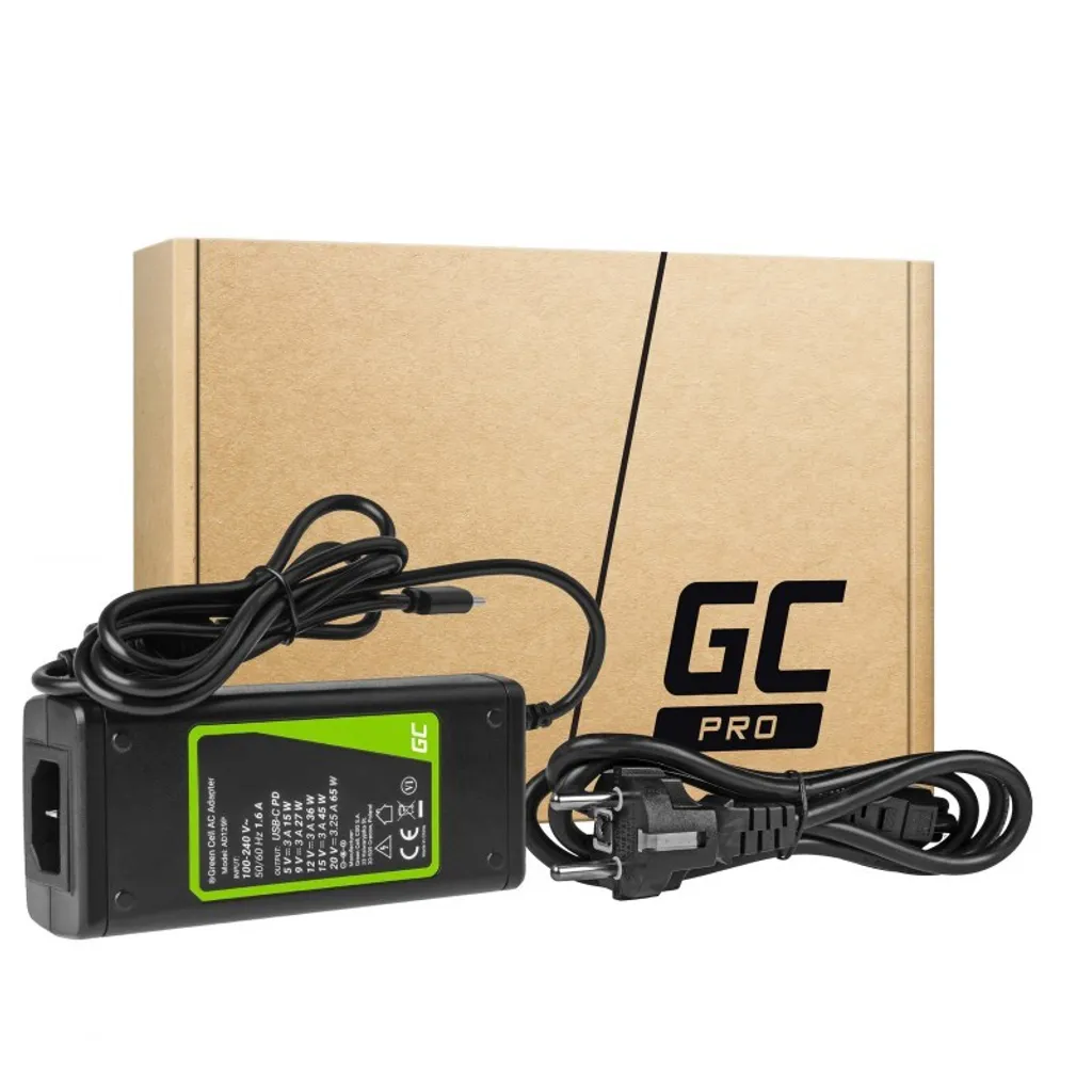 Green Cell AD134P Chargeur USB-C 65W pour Ordinateur Portable et Tablette - 2