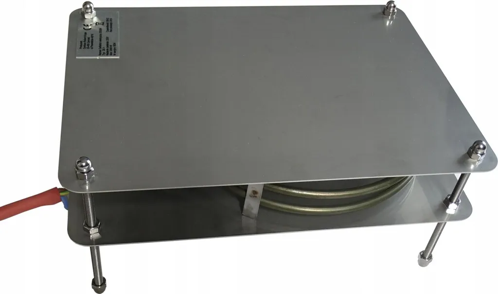 Kit Chauffage Électrique 2kW avec Déflecteur Acier pour Fumoir Maison