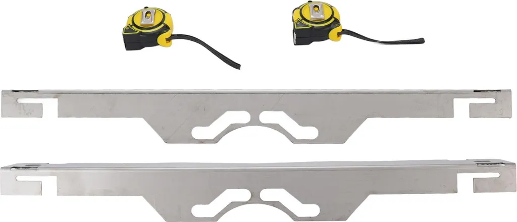 Kit de mesure de parallélisme auto en acier avec rubans de précision