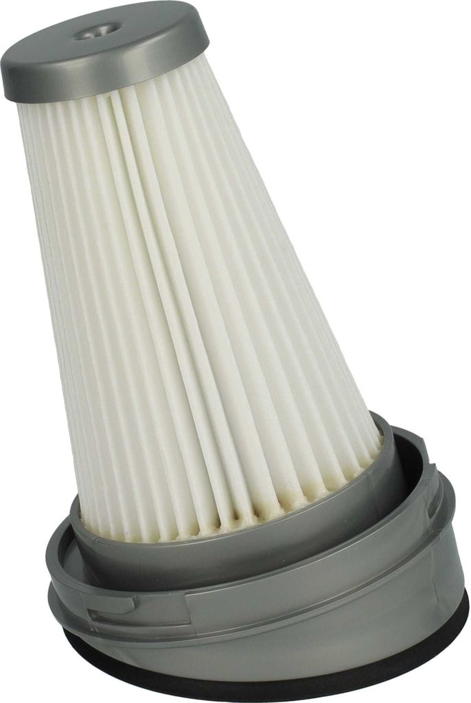 vhbw Staubsaugerfilter kompatibel mit Leifheit LH11928, LH11927 Staubsauger - Faltenfilter Schwarz Grau Weiß