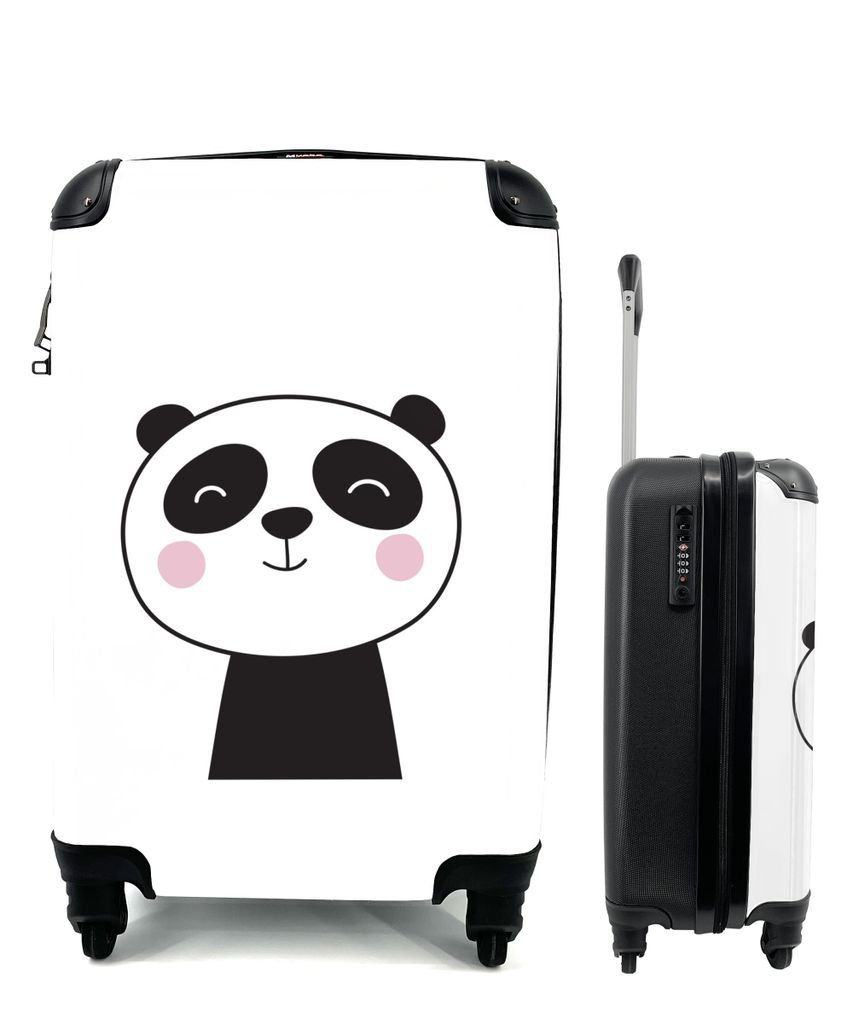 MuchoWow® Koffer Handgepäck Trolley Rollkoffer Kleine Produktbild 