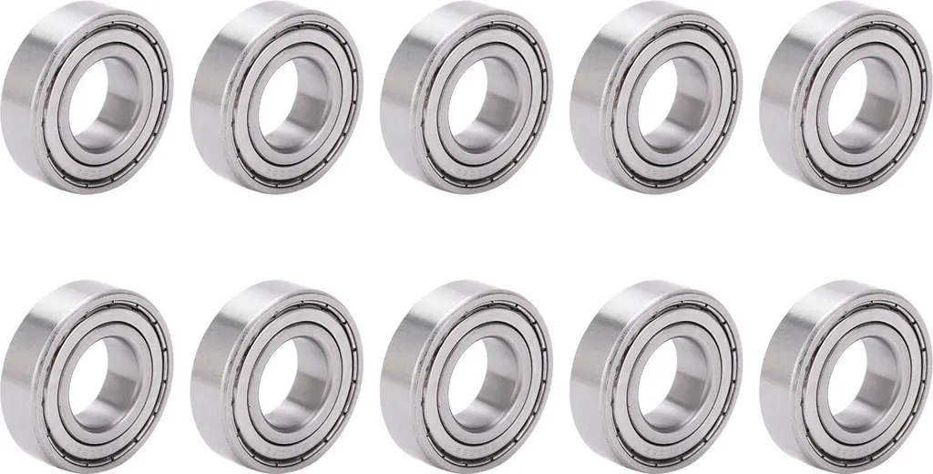 10 Roulements à billes S6205ZZ en acier inoxydable 25x52x15 mm