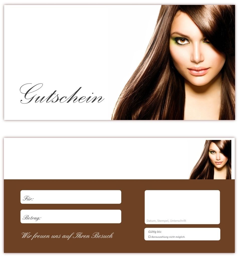 50 Geschenkgutscheine (Friseur-646) - Ein schönes Produkt Produktbild 