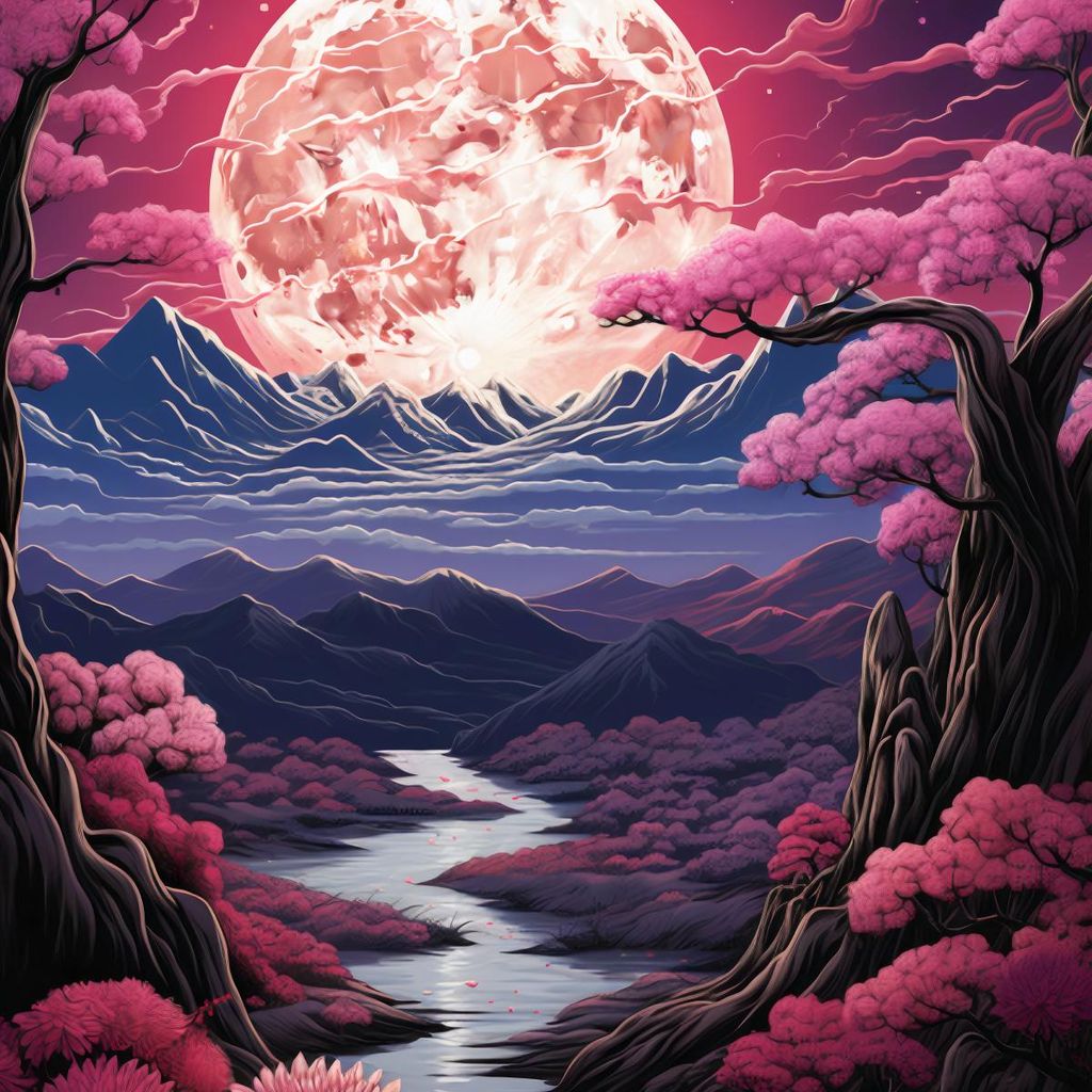 Plakat 50x50cm Rosa Traumland