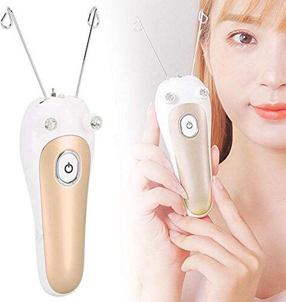 Haarentfernung Baumwollfaden, Epilator mit elektrischem Gewinde, physischer Faden Epilator Beine Gesicht, Rasierer (#1)