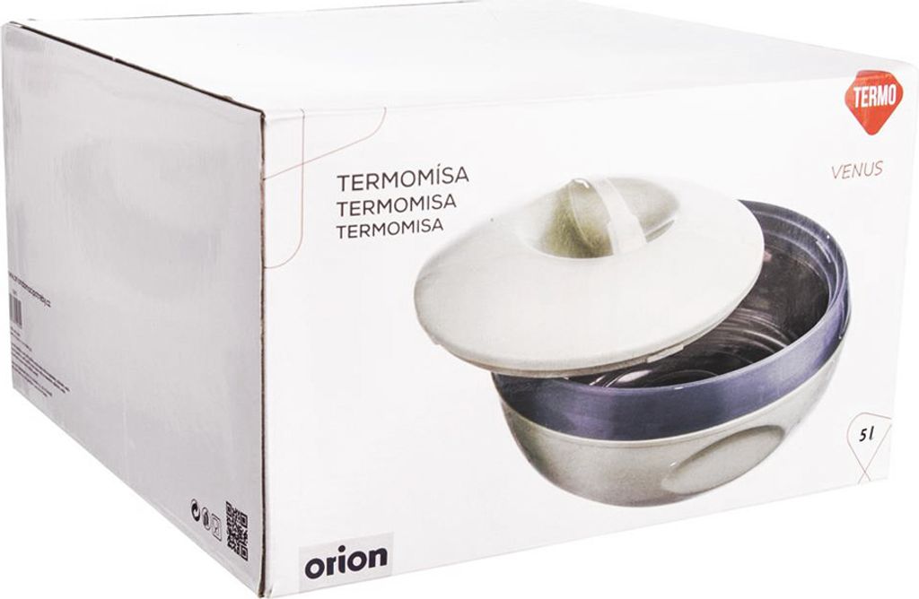 Thermos alimentare in plastica e acciaio inox - caldo o Immagine del prodotto 