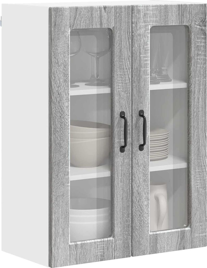 Eleganter Möbel Küchenschrank Graues Sonoma 60 x 31 x 80cm Holzwerkstoff - CJG336464 - Küchenschränke