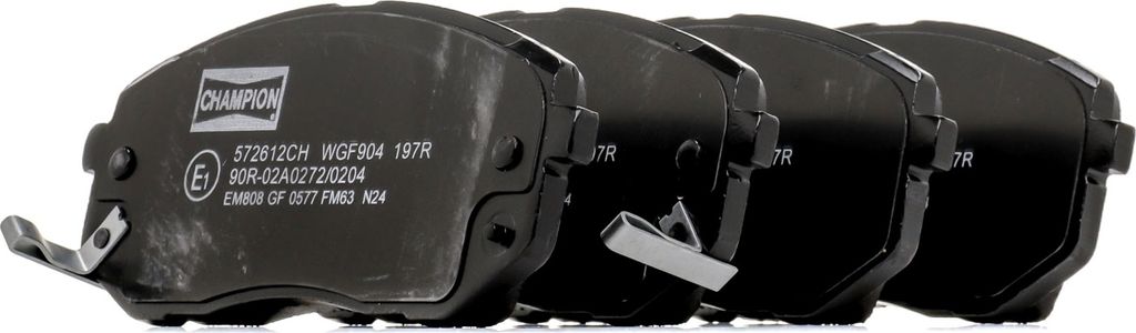 CHAMPION Bremsbeläge Satz Vorne Bremsklötze für HYUNDAI Tucson (TL, TLE) 572612CH