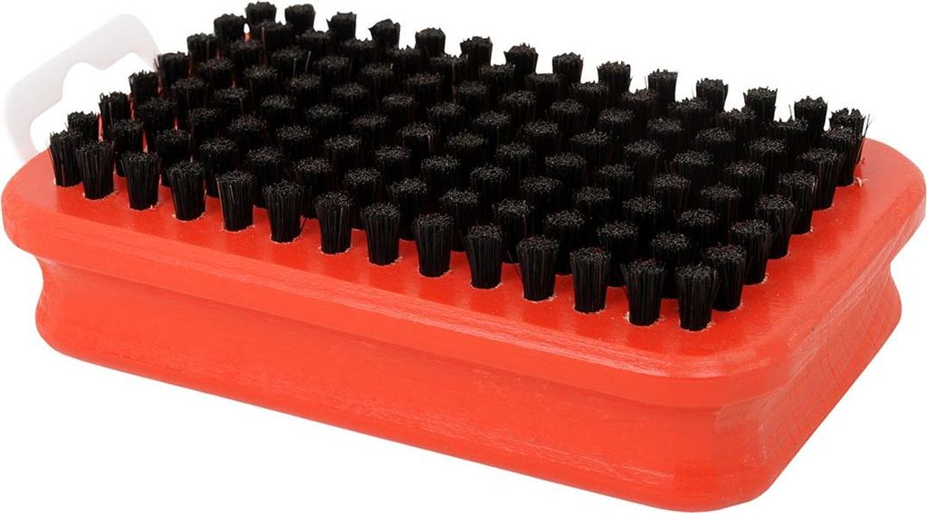 SWIX T157B Brush rectangular horsehair Rossharbürste Skiservice Zubehör rot