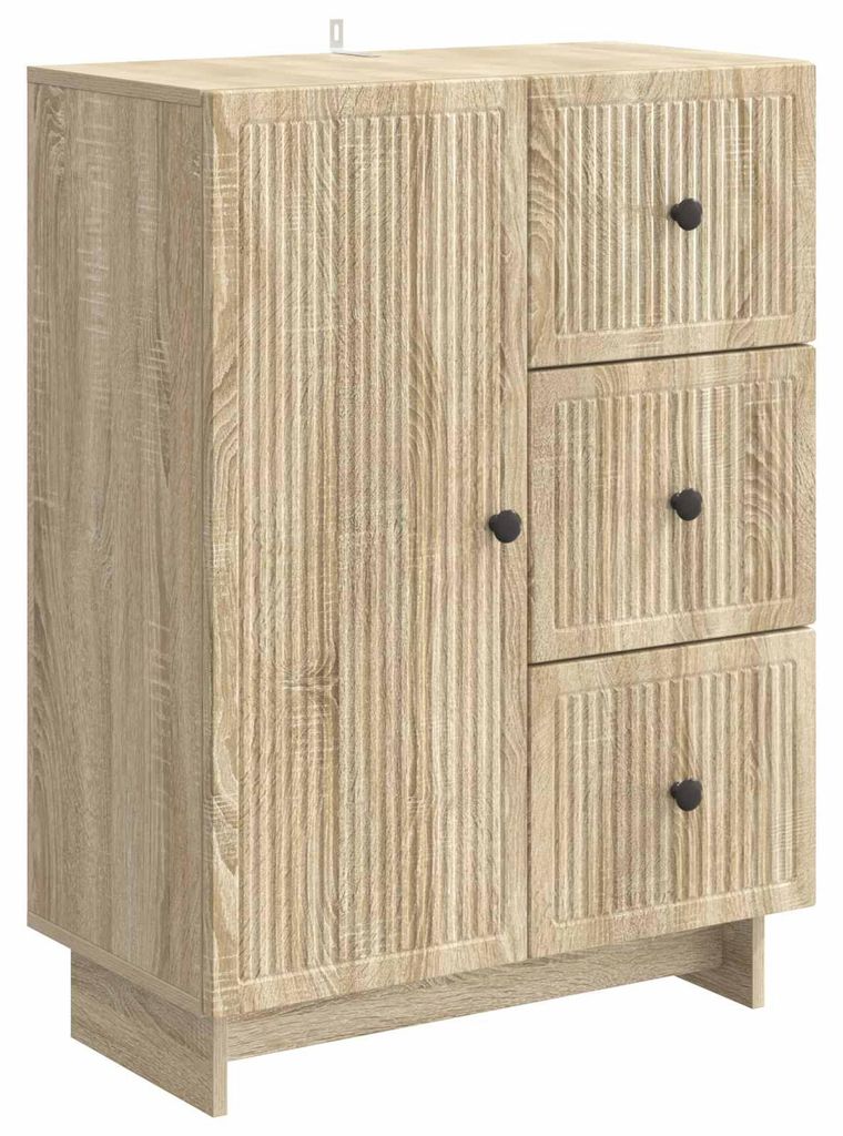 Maison Exclusive - Sideboard Sonoma-Eiche 66 x 34,5 x 90 cm Holzwerkstoff