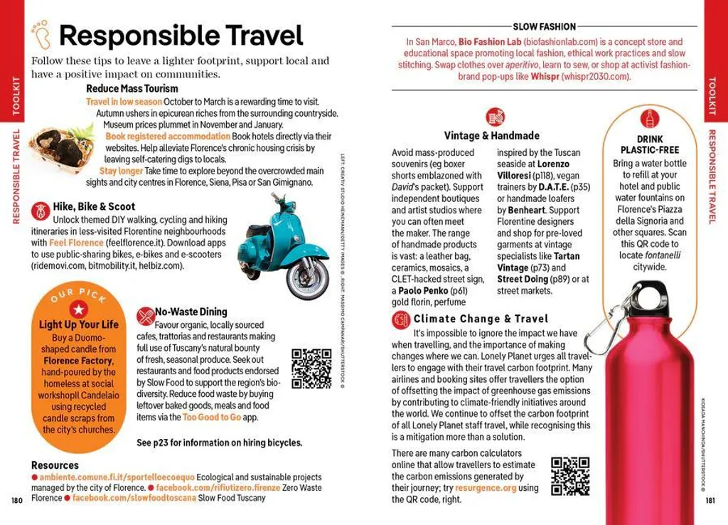 Florence et Toscane Lonely Planet Pocket - Guide avec Plan Détachable - 9