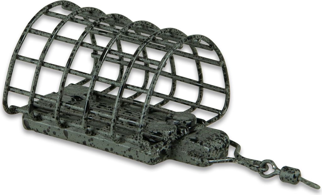 MS-RANGE Semicircle Feeder Cage green | Futterkorb