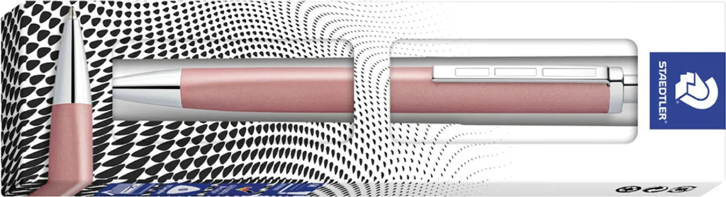 STAEDTLER Triplus 426 Rose : Stylo Bille Rétractable et Rechargeable