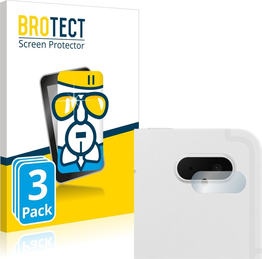 3x BROTECT Schutzglas für Samsung Galaxy Tab S7 FE (NUR Kameraschutz) Schutzfolie Panzer Folie Glas Display Schutz klar