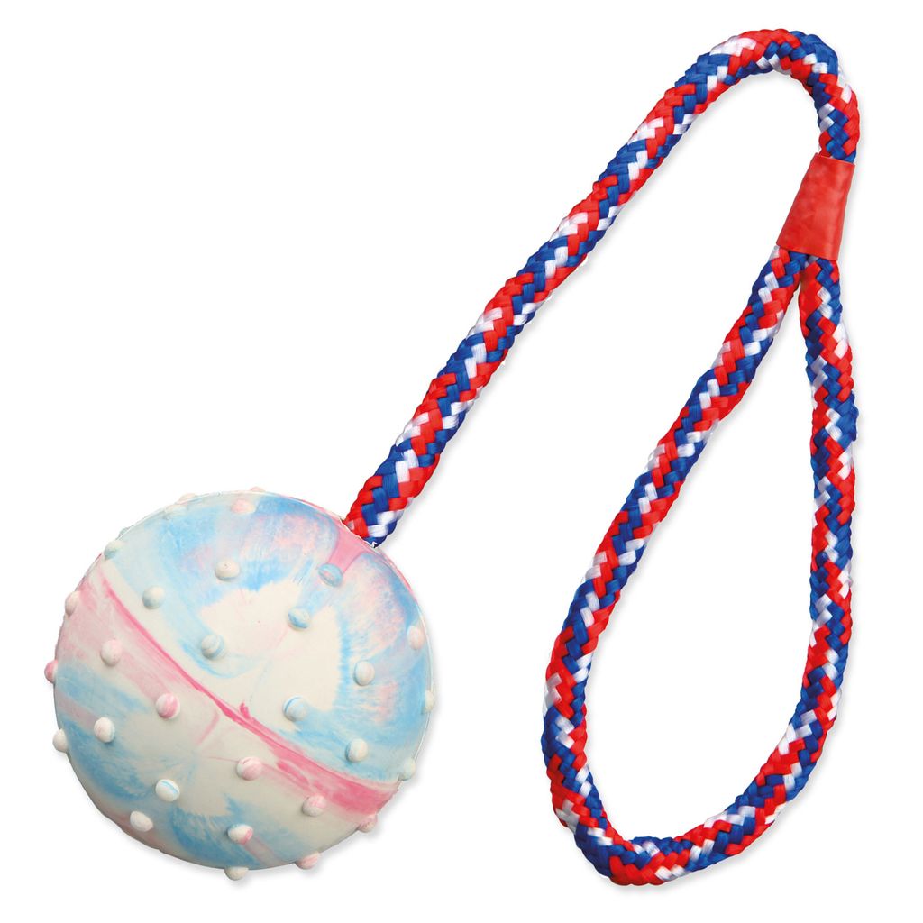 Palla con corda, gomma naturale ø 6/30 cm diverse Immagine del prodotto 
