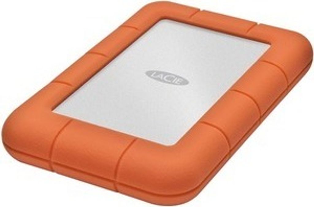 LaCie Rugged Mini Tragbar Festplatte - Extern - 2 TB - Orange, Silber - USB 3.