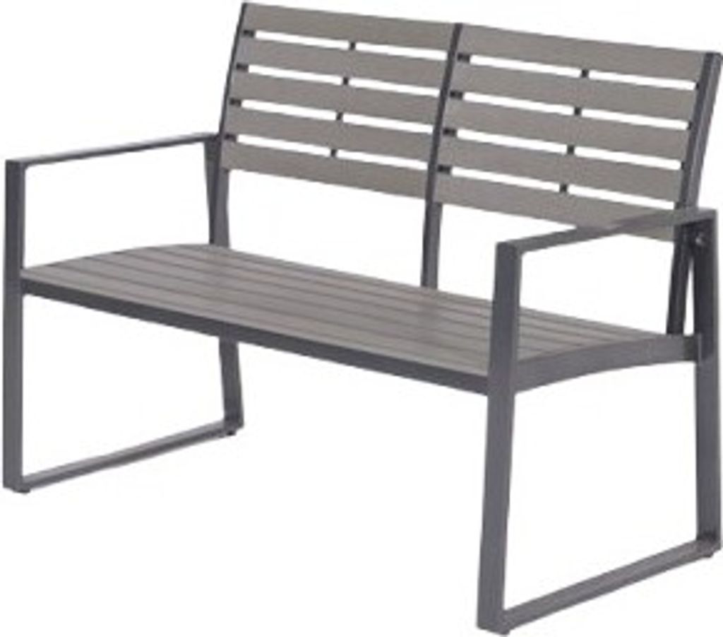 Garden Impressions Detroit Alu Parkbank Gartenbank 2-Sitzer Produktbild 2