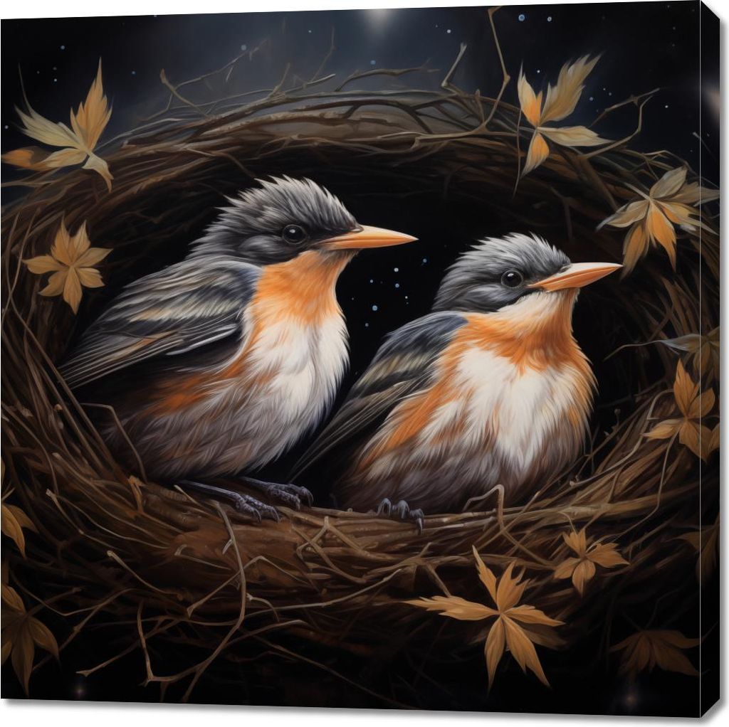 Bild 100x100cm Sternenumarmung