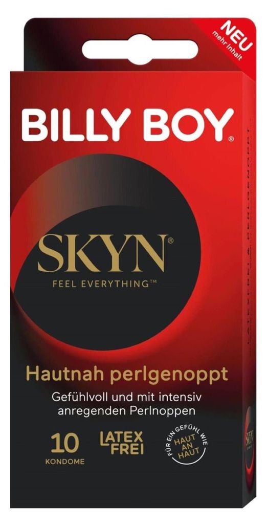 BILLY BOY SKYN Kondome Hautnah perlgenobbt latexf. 10er Produktbild 