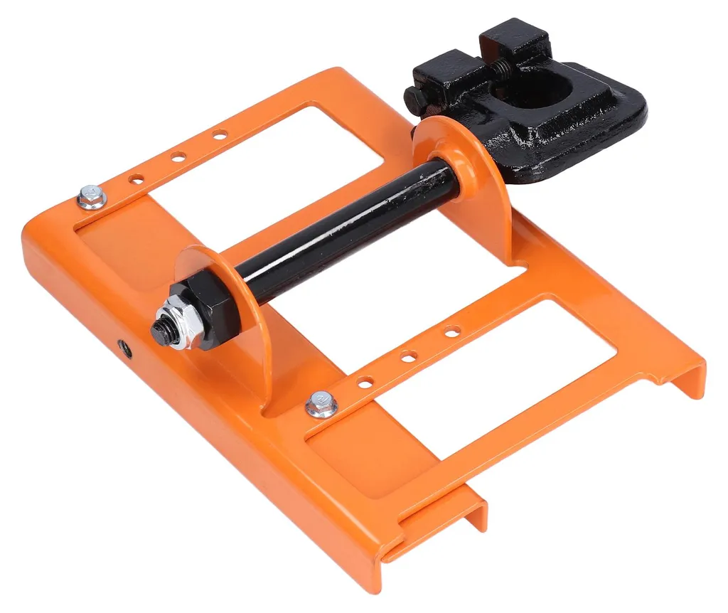 Petite Scie à Chaîne Électrique Orange Longue Durée pour l'Élagage - 2