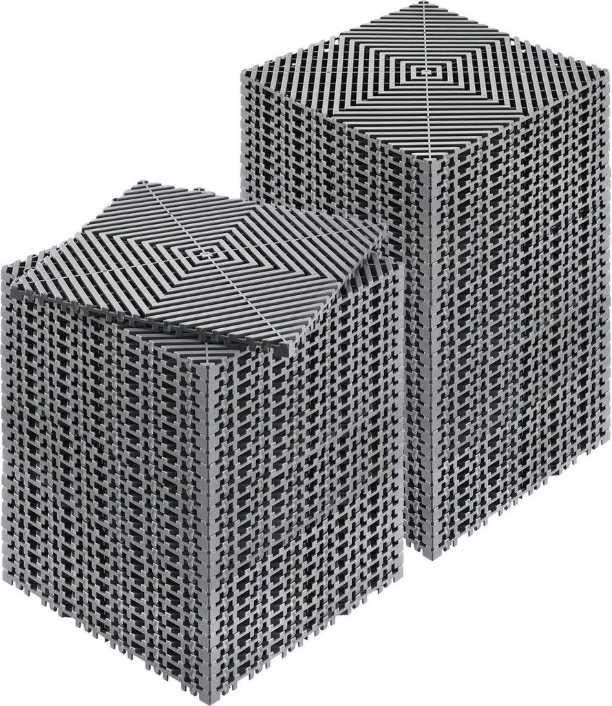 Modulare Drainagematte, ineinandergreifende Bodenfliese, 30,5 cm x 30,5 cm, Drainagekissen