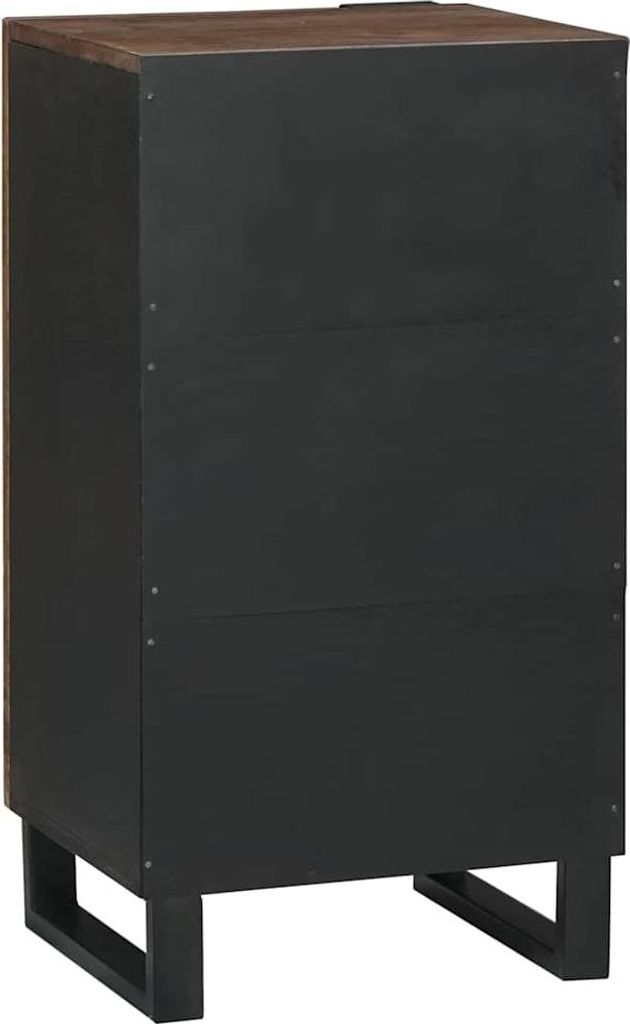 Sideboard Braun 40 x 33 x 75 cm massives Mangoholz