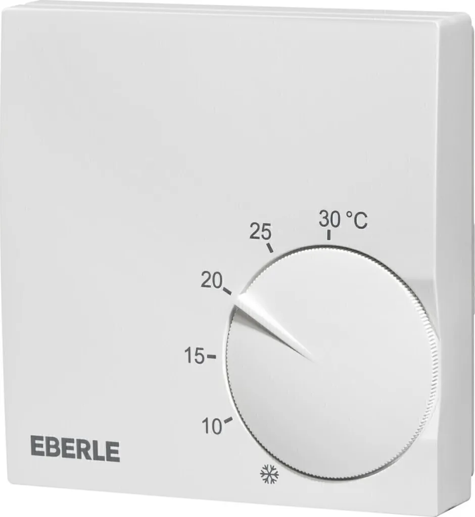 Thermostat RTR-S 6121-1 blanc avec plage de réglage 5 à 30 degrés C