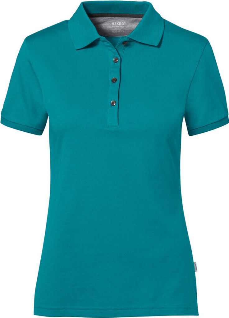 HAKRO Baumwolle Tec Damen Poloshirt 214, smaragd, XS