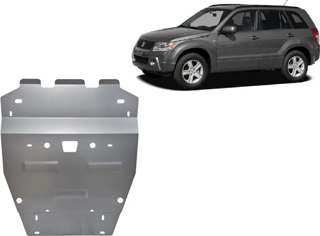 Sabot de protection aluminium 6mm pour châssis Suzuki Grand Vitara
