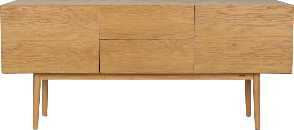 Zuiver High On Wood Sideboard mit 2 Schubladen, 2 Türen