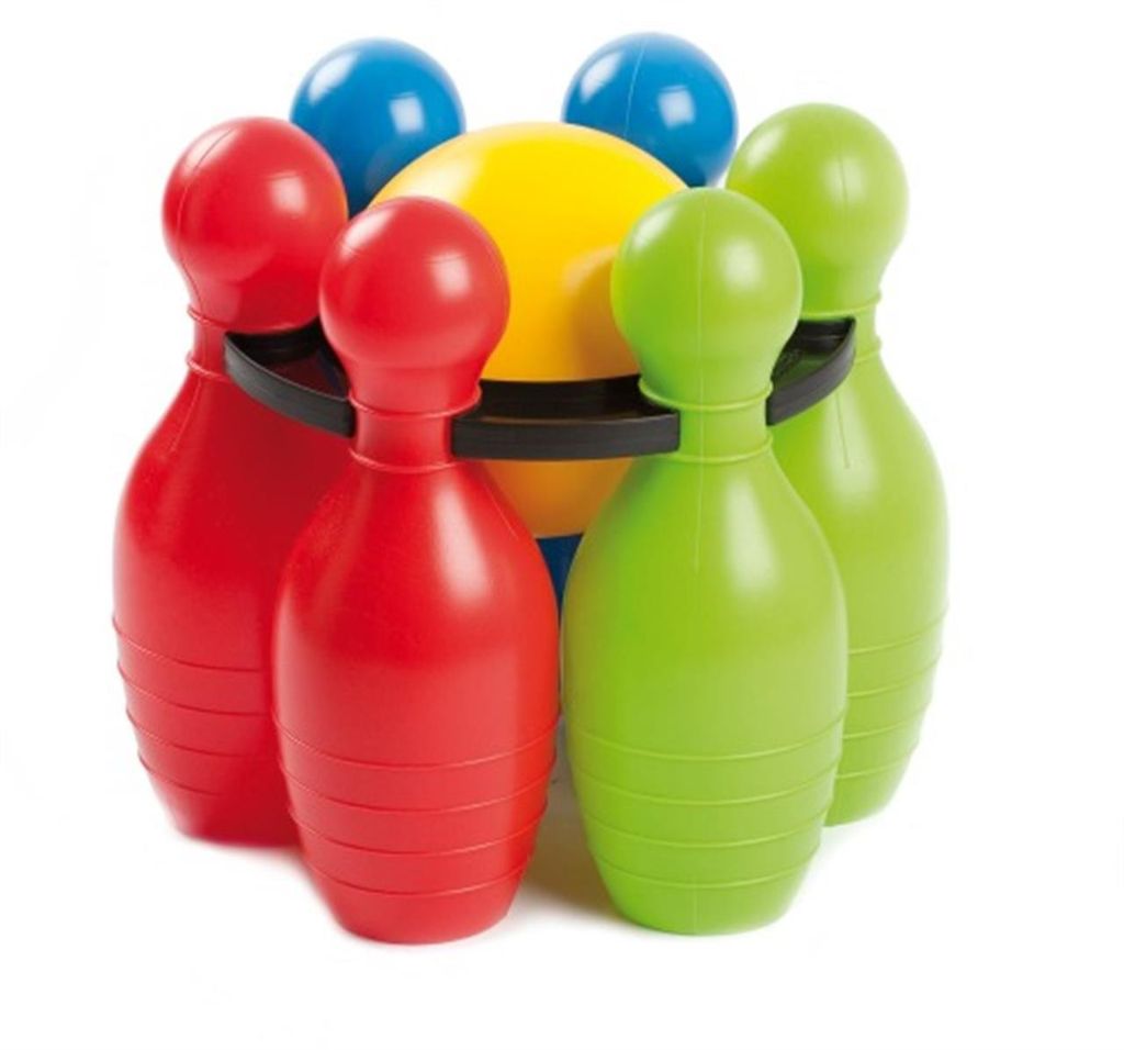 Jumbo Bowling Set 6 Kegel + 1 Kugel, 1Stück