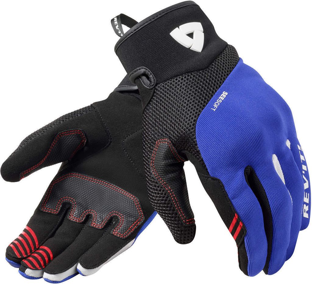 Revit Endo Motorrad Handschuhe, schwarz/blau, 3XL