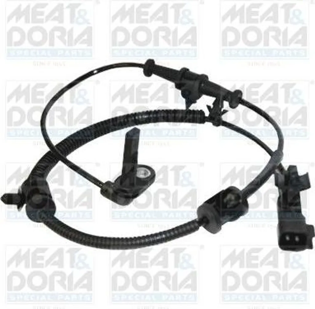 MEAT & DORIA 90323 Sensore velocità ruota OE 12842463 compatibile con Zafira, Meriva, Astra J, Ampera, Volt, Orlando, Cruze
