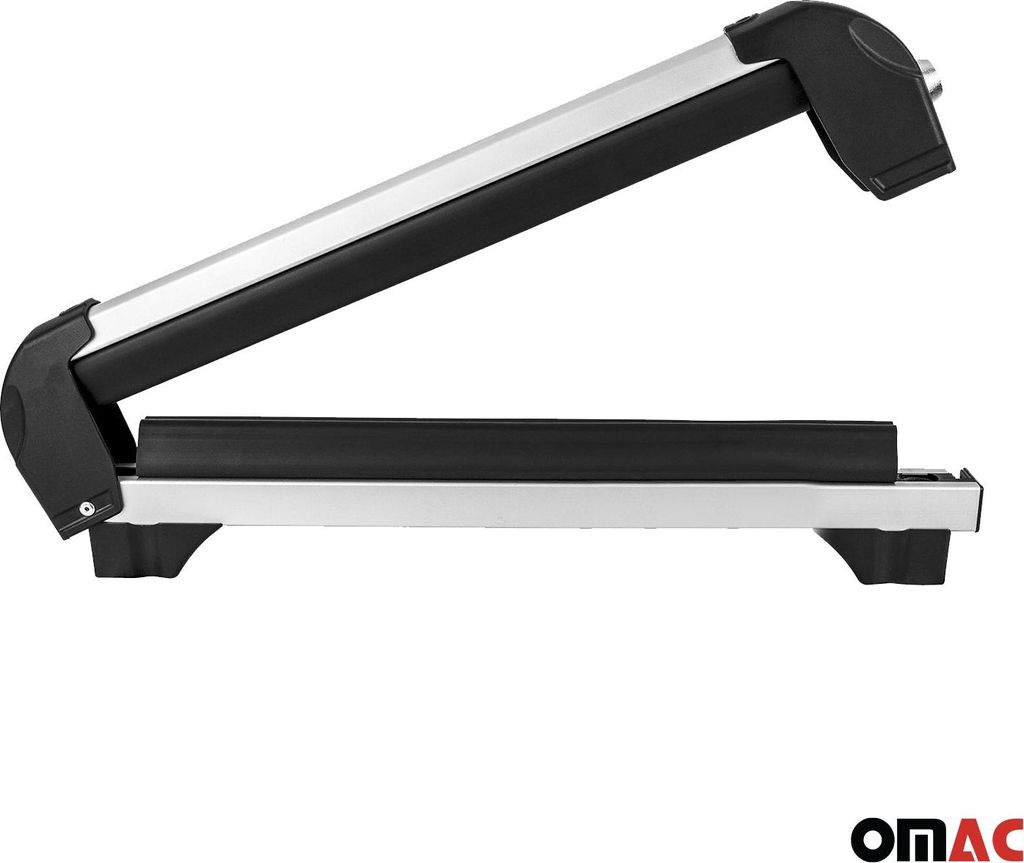 A ski and snowboard carrier is shown in profile against a white background.