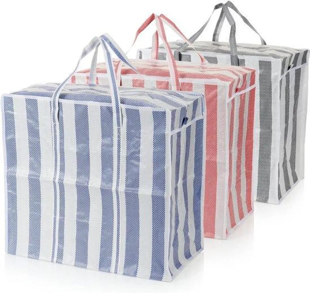 Sac de plage noir en plastique anti-sable grand sac fourre-tout de course