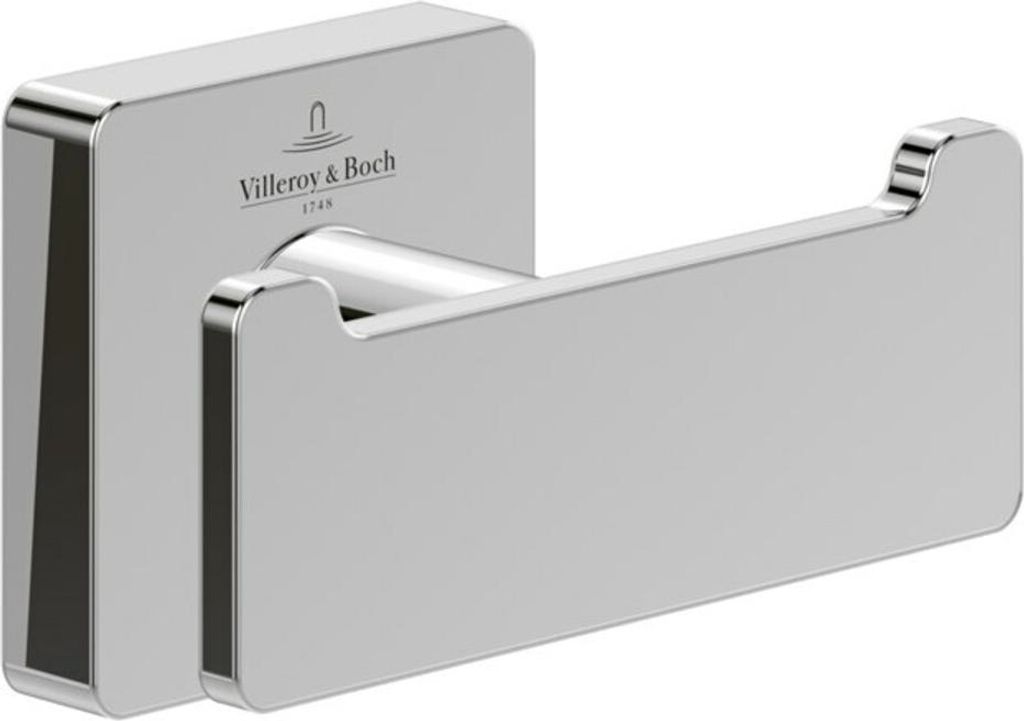 V&B Dop.-Handtuchhalter Elements Striking chrom, 80x44x45mm
