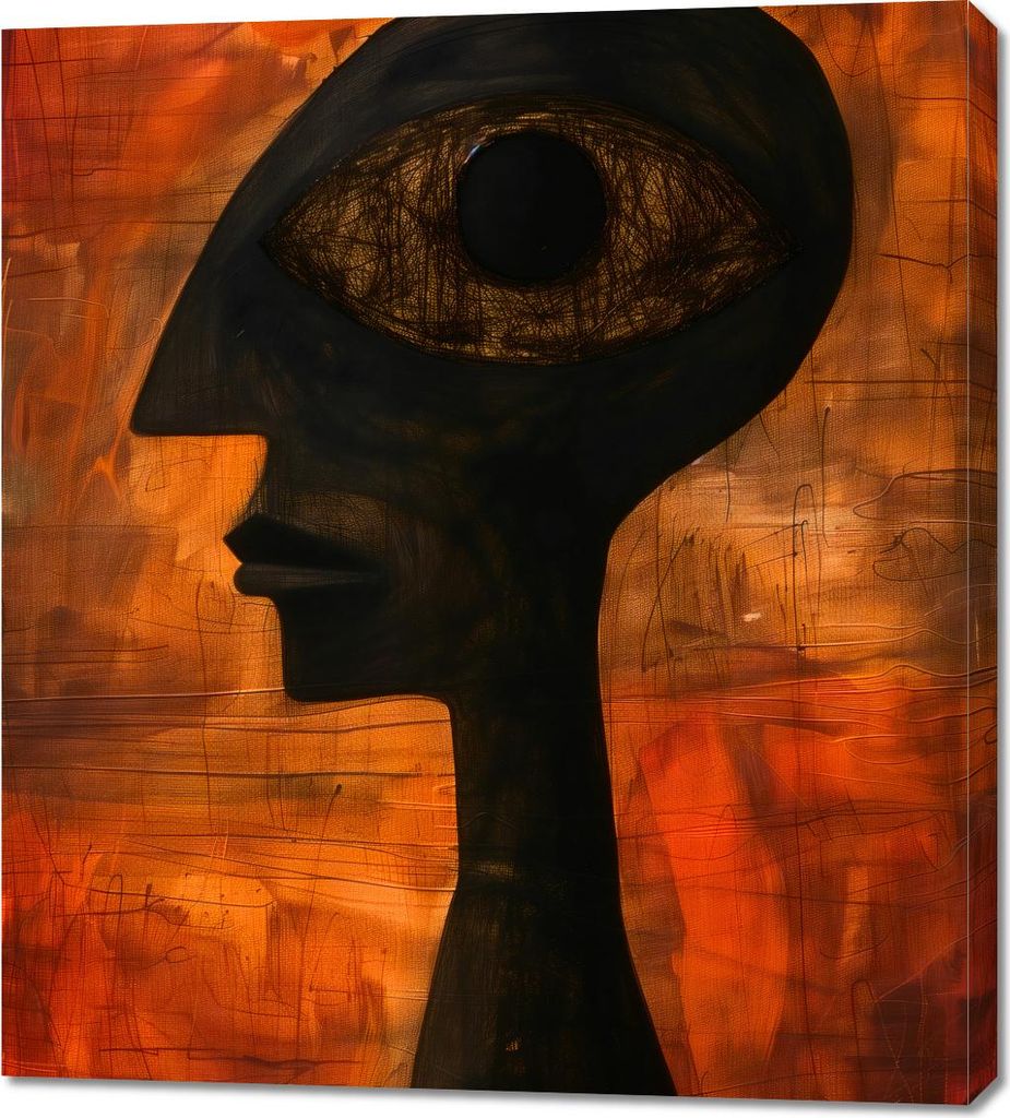 Bild 90x100cm Tiefer Einblick